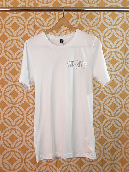 WHITE "GUILTY" TEE