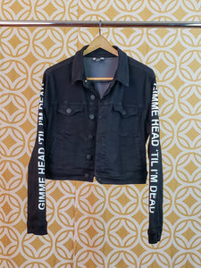 "HEAD TIL I'M DEAD" BLACK JACKET