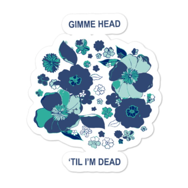 "DEADHEAD" STICKER