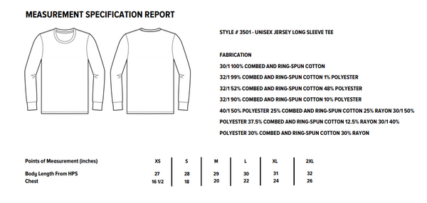 "NEVER BETTER" LONG SLEEVE TEE