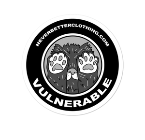 "VULNERABLE" STICKER