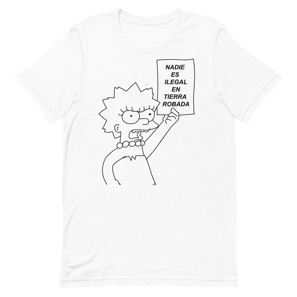 FUCK ICE TEE - NO ONE IS ILLEGAL ON STOLEN LAND -  PROCEEDS DONATED